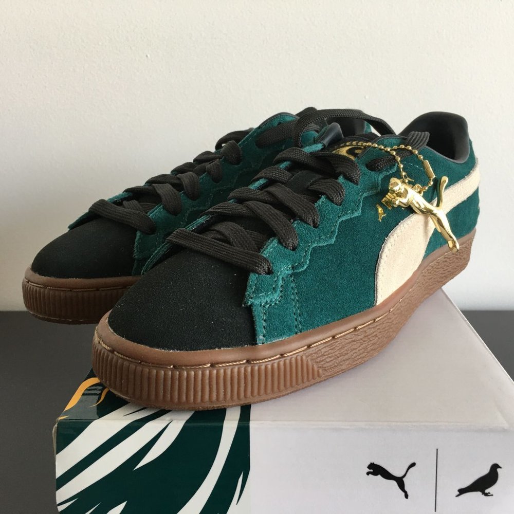 Jeff Staple x PUMA Suede "Gidra - Malachite" 393542 01 Sz 5 NEW